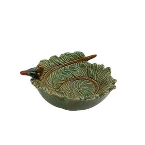 Antique bains d'oiseaux en plein air extérieur jardin bain d'oiseaux bol de bain d'oiseaux en résine avec ornement d'oiseau Vintage pour décor de Table de cour extérieure - Product Image 4