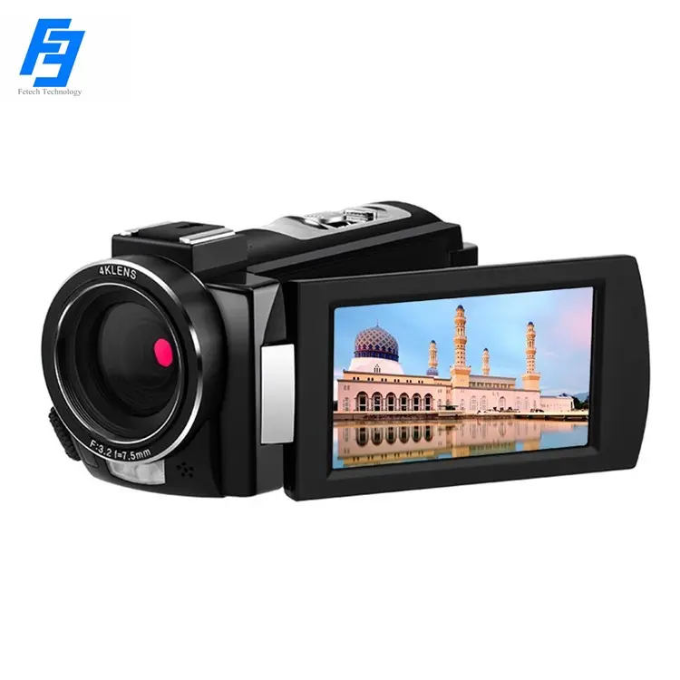 HDR-AE8 UHD 4K वीडियो कैमरा Camcorder 1080P 60FPS डिजिटल वाईफ़ाई कैमरा कैमकोर्डर आईआर रात दृष्टि 3.0 ''आईपीएस टचस्क्रीन