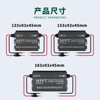 Contrôleur de charge solaire MPPT 600W 16A/22A/33A, convertisseur élévateur de tension 12-50V vers 48V/60V/72V avec protection IP66 pour système solaire