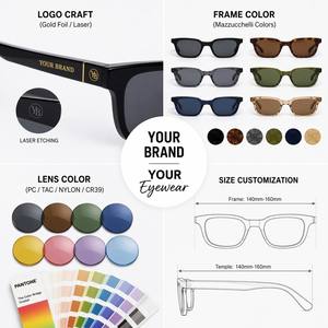 Finewell High Quality Vintage Small Square Frame Polarized Shades Custom Logo Retro <strong>Rectangle</strong> Acetate <strong>Sunglasses</strong> Women <strong>Men</strong> - Product Image 5