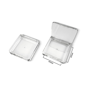 In Stock All Clear Square Pan Empty <strong>Eyeshadow</strong> Tube <strong>Transparent</strong> For Makeup Concealer Blush <strong>Case</strong> - Product Image 5