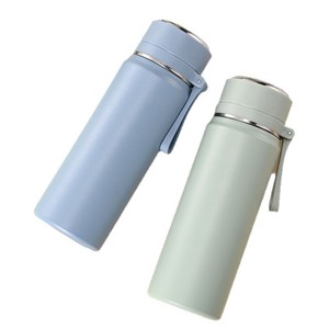 Simple Outdoor 316 Stainless Steel Insulated Water Bottle Bullet Shape Vacuum Handle Sports Business Gift - Product Image 5