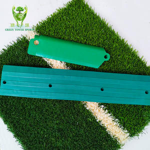 Tampon de pelouse Mini glissière de sol épissure auxiliaire zone de fixation de la pelouse panneau de <span class=keywords><strong>Division</strong></span> bloquer le sable bande de bord du terrain de <span class=keywords><strong>Football</strong></span> - Product Image 1