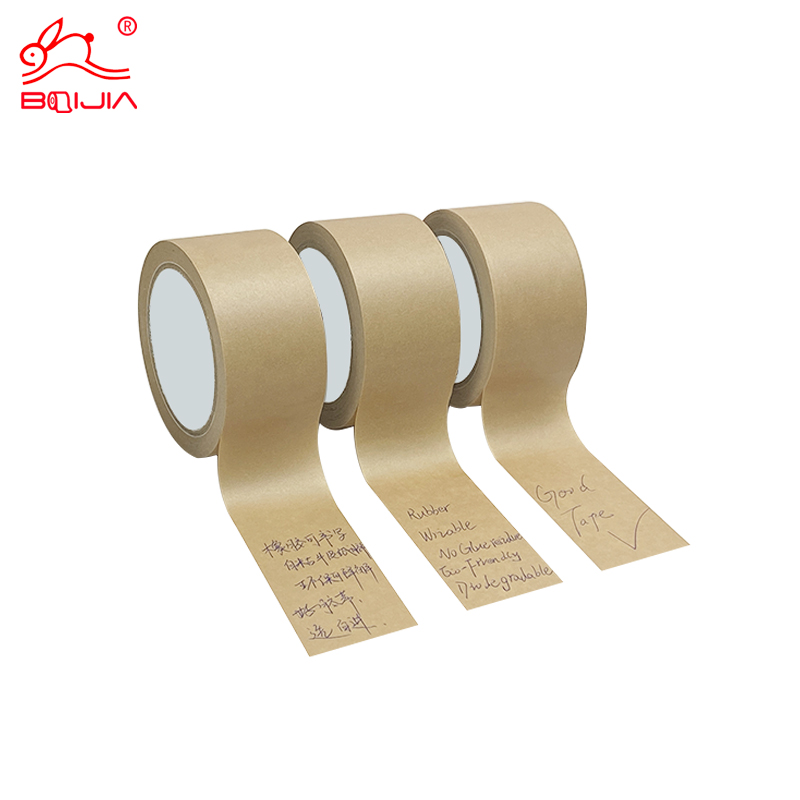 Wholesale Writable High Viscosity Rubber Self-adhesive Kraft Paper Tape