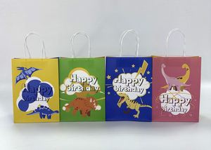 <b>White</b> Kraft Gift Paper <b>Bags</b> with Handles for <b>Small</b> Business Christmas Bulk Wedding Party Favor <b>Bags</b> Shopping Lunch Halloween - Product Image 5