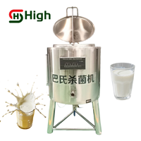 Pasteurisateur de lait commercial à prix d'usine, 50L/100L/200L/300/500l