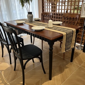 Wholesale Modern Shop <b>Bar</b> Sets Industrial Bistro Vintage Metal <b>Tables</b> and Chairs Wood Coffee <b>Dining</b> Restaurant Booth - Product Image 3