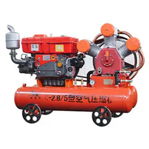 Chinese supplier 25HP diesel engine mining piston air compressors compressor for road construction