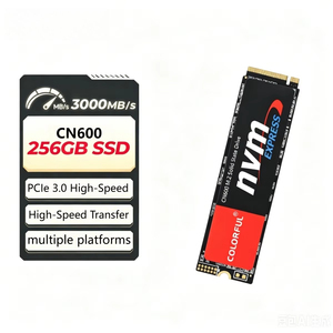 NOUVEAU SSD interne coloré CN600 256 Go M.2 NVMe 2280 PCIe 3.0 X4 2100 Mo/s Lecture rapide pour ordinateur portable et de bureau en stock - Product Image 1