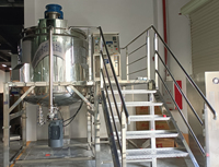 Usine de machines Yuxiang, réservoir de mélange en acier SUS304 de 1000L pour lavage liquide, homogénéisation, savon, cosmétiques, shampoing, mélangeur émulsifiant
