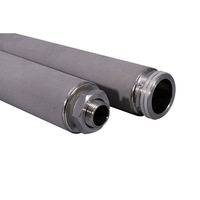 Cartouche filtrante frittée en poudre de titane de haute pureté 5.0 microns 10 pouces DOE Code7 pour vapeur