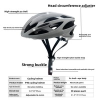 Casque de vélo unisexe réglable pour VTT, vélo de route, draisienne, trottinette, roller – Sécurité adulte toutes saisons, demi-casque