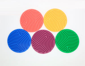 جديد ثنائي الوجهين للأطفال لتخفيف القلق والتوحد من السيليكون لوحة النشاط الحسي - Product Image 6