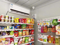 Kiosque commercial de café en conteneur préfabriqué personnalisé, boutique en conteneur à service libre, maison préfabriquée en verre au design professionnel
