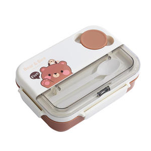 Hot Selling Large Capacity Divided <b>Lunch</b> <b>Box</b> Student Cartoon Panda School <b>Lunch</b> <b>Box</b> Work Microwave Oven Bento <b>Box</b> - Product Image 1