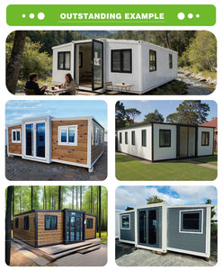 Container Home 40ft Luxury Ready Made <strong>House</strong> Garden Hotel Container Home Double Wing <strong>House</strong> Two Bedroom Prefab <strong>House</strong> - Product Image 3