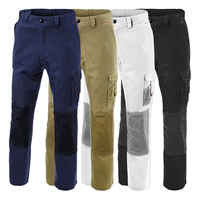 Pantalones Cargo de Seguridad para Hombre de Alta Calidad, Resistentes, de Tela de Polialgodón Rip-Stop, para Trabajo