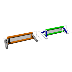 <span class=keywords><strong>Cage</strong></span> de football gonflable hermétique en PVC, but de football et jeux de chaussures de vitesse, porte hermétique pour le tir – Produit de sport et de divertissement - Product Image 6