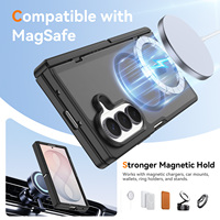 Coque de protection de luxe antichoc pour téléphone portable avec support intégré, personnalisable, souple, magnétique, pour Samsung Z Fold 8 Ultra 7, vente en gros