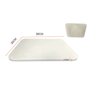 Tabla para Hornear <span class=keywords><strong>Pizza</strong></span> Cuadrada Aislada con Juego de 13 Piezas que Incluye Bandeja para Hornear, Cortador de <span class=keywords><strong>Pizza</strong></span> y Pala de Bambú para Horno de <span class=keywords><strong>Pizza</strong></span> - Product Image 6