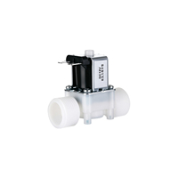 Katup Solenoid DC24V Normal Terbuka dengan Ulir Luar 1/2 3/4 Inci, Katup Irigasi Taman, Katup Solenoid Air Elektrik