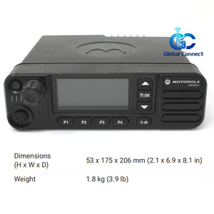Radio mobile bidirectionnelle 25/45/50W, radio numérique pour voiture UHF VHF longue portée, talkie-walkie pour Motorola DGM8500e DGM5500e, interphone - Product Image 4