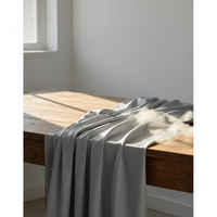 Tissu 100% Soie de Mûrier 16MM/19MM/22MM, Tissu Satiné, Tissu Charmeuse pour Robe, pour Coussin, Plusieurs Couleurs en Stock