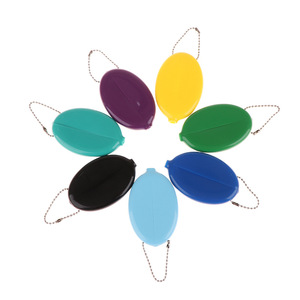 CCH Customized logo PVC soft rubber coin <b>small</b> <b>purse</b> portable change storage bag - Product Image 5