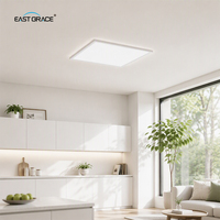 Panneau lumineux LED rétroéclairé à économie d'énergie 600x600 30W 40W 60W 80W, plafonnier sans scintillement pour éclairage de bureau moderne