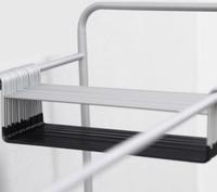 Porte-tissu 20 cintres pour pantalons/Jeans/pantalons, organisateur de placard à roulettes