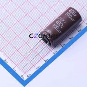 Condensador Electrolítico de Aluminio de Montaje Pasante EKXJ401ELL101MLP1S, D16xL35.5mm, 100uF, 20%, 400V, 760mA-120Hz - Product Image 1