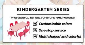 أثاث رياض الأطفال ومرحلة ما قبل المدرسة: مكاتب أطفال وكراسي بلاستيكية، طاولة لعب خشبية للأطفال - Product Image 3
