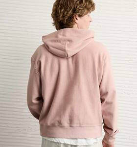 เสื้อสเวตเชิ้ตมีฮู้ดผ้าคอตตอนสำหรับผู้ชายสีทึบมีฮู้ดขนาด420กรัมพร้อมโลโก้เฉพาะบุคคล | เสื้อฮู้ดขายส่ง - Product Image 5