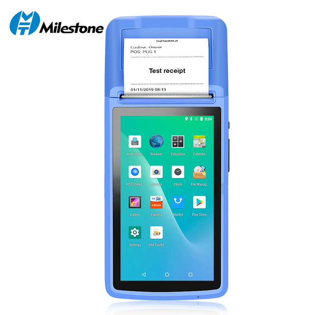 Milestone -MHT-M1 58MM Touch Pos Terminal Machine Android Pos Terminal with Printer