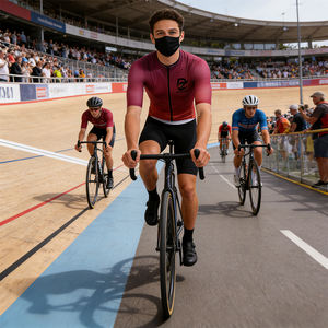 Tenue de cyclisme tendance à manches courtes, respirante, sublimée, à séchage rapide, avec logo personnalisé du fabricant, pour événements cyclistes en extérieur - Product Image 5