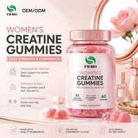 Gommes à la créatine à douceur modérée pour femmes adultes, faible teneur en sucre, optionnelle, pratique, pour une consommation quotidienne régulière sur le long terme