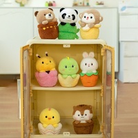 Peluche parfumée d'aromathérapie pour le bureau, anti-stress, animal en peluche mignon, mini décoration de bureau parfumée, vente en gros, OEM personnalisé