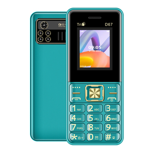 Teléfonos Móviles Modelo Antiguo D67 con 3 Ranuras para Tarjetas SIM, Teléfono Móvil con Teclado, Precio Bajo, Celular 2G GSM de 1.77" 1.8 Pulgadas, Teléfono Móvil Básico 2G GSM - Product Image 6