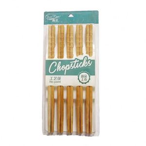 5 10 pares de <span class=keywords><strong>palillos</strong></span> <span class=keywords><strong>chinos</strong></span> <span class=keywords><strong>lavables</strong></span> reutilizables de bambú japonés con caja de regalo negra para vajilla asiática flor de cerezo - Product Image 5