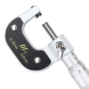 Pinza micrometro ad alta precisione in acciaio inossidabile 0-25-50-75 Micron risoluzione 0.01mm precisione grande spessore laterale a spirale - Product Image 4