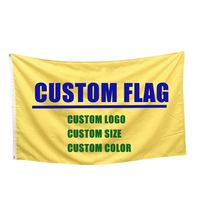 Drapeau d'angle personnalisé avec photo, texte ou logo pour événements de mariage, fournitures d'entreprise, ou football sur mesure