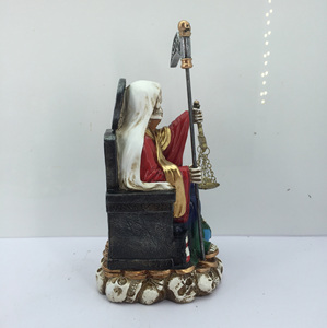 Estatua religiosa del santo de la Santa Muerte, amor, pasión, relación, escultura