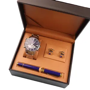 2023 New Oem Logo Corporated Business Man Watch Gift Sets for Father's Day Gift