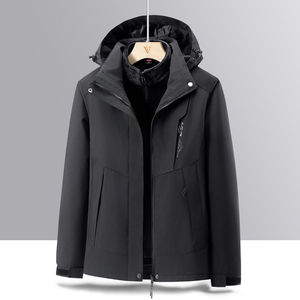 Veste coupe-vent colorée pour femmes, avec capuche amovible, manches longues, coupe-vent, pour vêtements de travail - Product Image 4