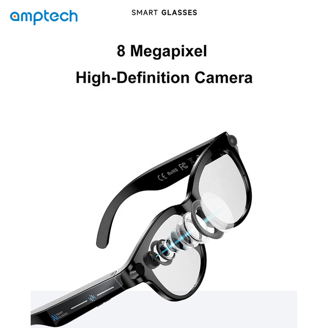 AI Smart Glasses  Translation Audio Sunglasses With Real Time Translation Photochromic Video Recording Smart