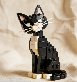 Bloques <span class=keywords><strong>de</strong></span> Construcción <span class=keywords><strong>de</strong></span> Plástico ABS Compatibles con <span class=keywords><strong>LEGO</strong></span>, Adornos <span class=keywords><strong>de</strong></span> Compañía Afectuosa para Amantes <span class=keywords><strong>de</strong></span> los Gatos - Product Image 5