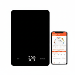 Balance de cuisine numérique Vimi, rectangulaire, à détection tactile, alimentée par piles, avec rétroéclairage, outil de cuisson intelligent pour la pâtisserie à domicile - Product Image 1