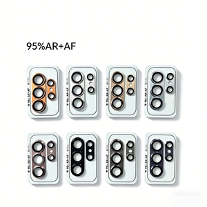 Protection d'objectif d'appareil photo en verre trempé AR+AF 9H, compatible avec les coques, pour <span class=keywords><strong>Samsung</strong></span> Galaxy S26 S25 S24 S23 <span class=keywords><strong>S22</strong></span> <span class=keywords><strong>Ultra</strong></span> - Product Image 2