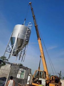 Centrale à béton Silo de blé et de riz Silo de stockage ventilé 600T pour céréales <span class=keywords><strong>en</strong></span> vrac - Product Image 5