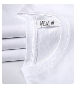 240 GSM <span class=keywords><strong>4XL</strong></span> grande taille 100% coton logo personnalisé impression unisexe T-shirt surdimensionné t-shirt impression blanc hommes T-Shirts - Product Image 1